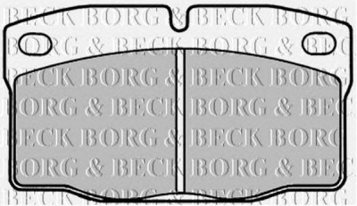 BORG & BECK bbp1092 -  Комплект тормозных колодок, дисковый тормоз